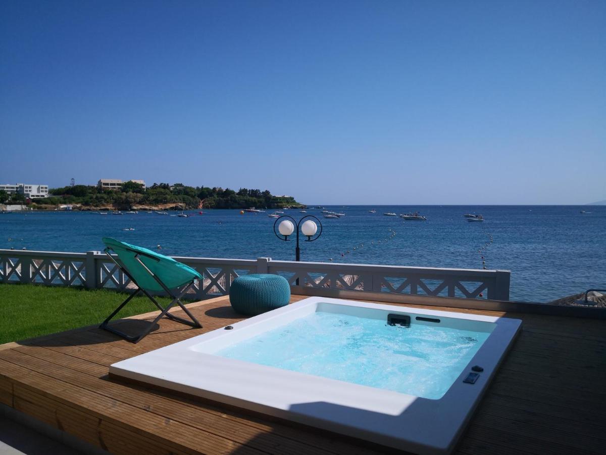 Lenico Seafront Villa Agia Pelagia  Exterior foto