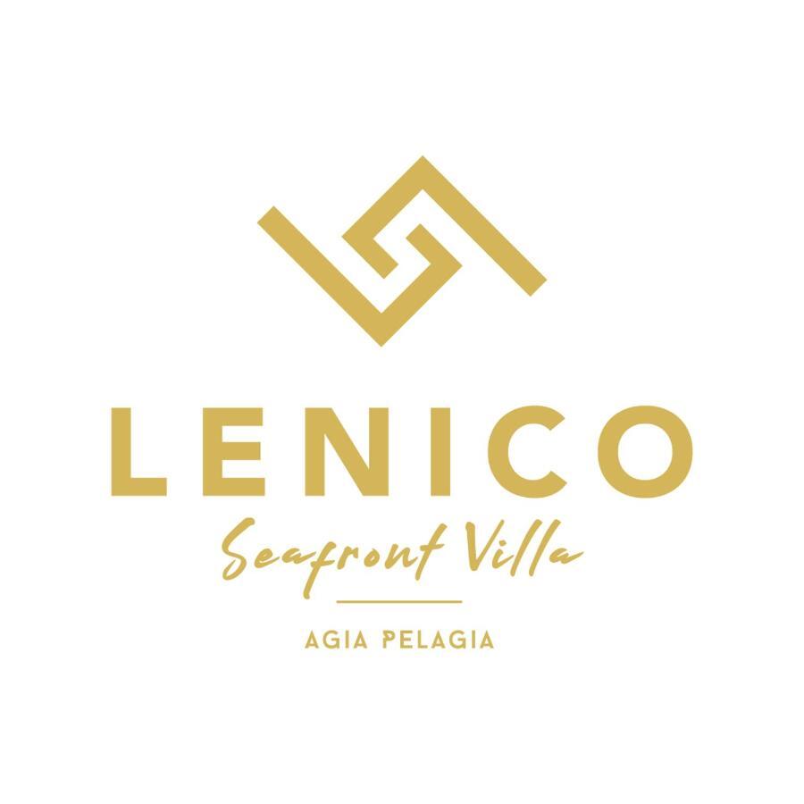 Lenico Seafront Villa Agia Pelagia  Exterior foto